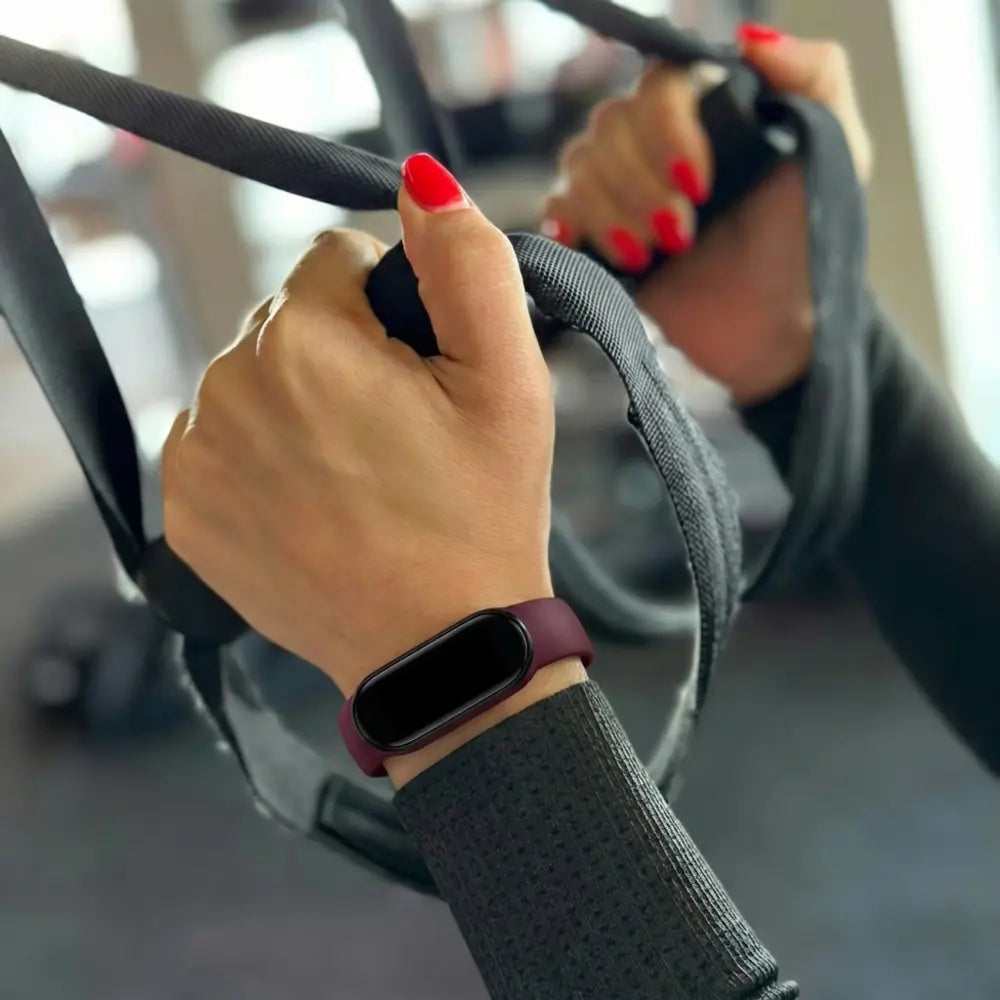 Correa silicona Xiaomi Mi Band 6 (rojo vino)