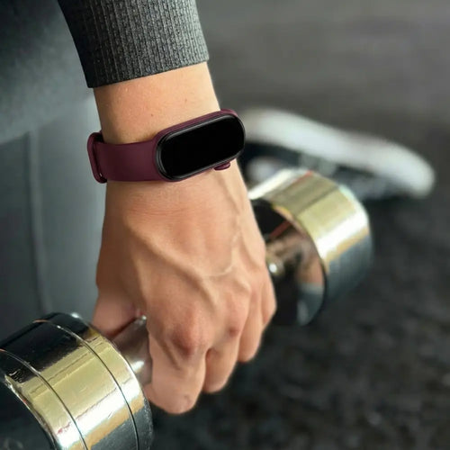Correa silicona Xiaomi Mi Band 6 (rojo vino)
