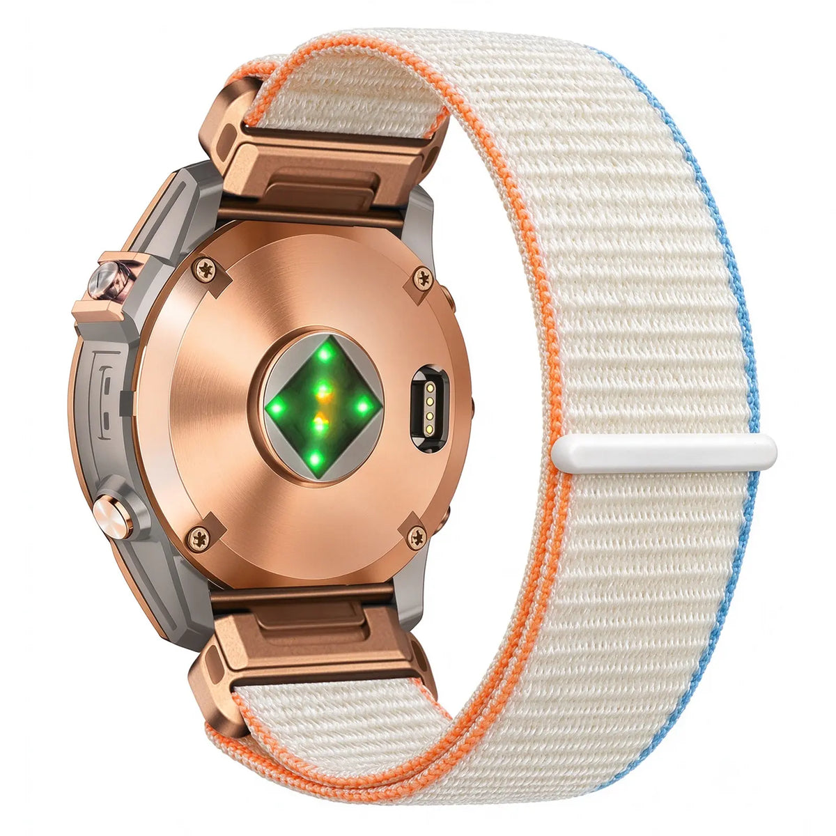 Correa nylon premium Garmin Fenix 5s/6s (blanco leche)
