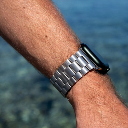 Correa acero Apple Watch (plata)