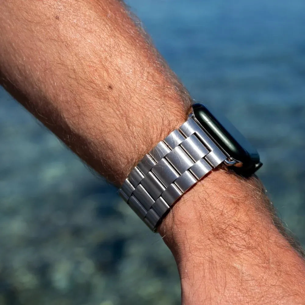 Correa acero Apple Watch (plata)