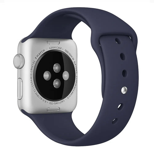 Correa silicona Apple Watch (azul oscuro)
