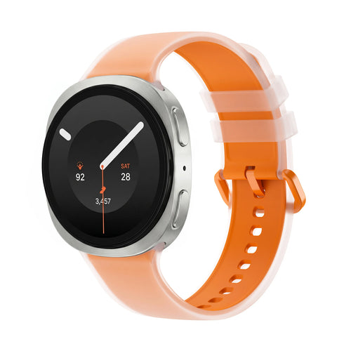 Correa silicona jelly Samsung Galaxy Watch 8 - 40mm (naranja)