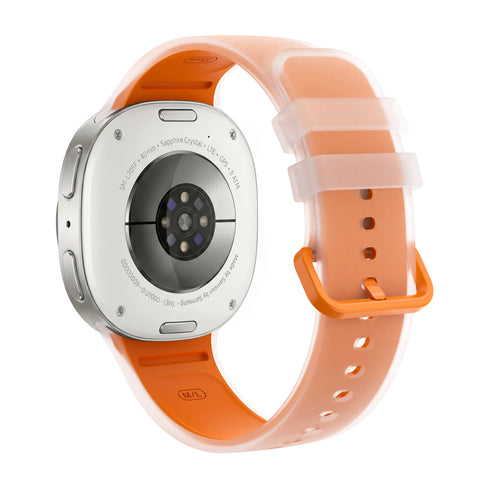Correa silicona jelly Samsung Galaxy Watch 8 - 44mm (naranja)