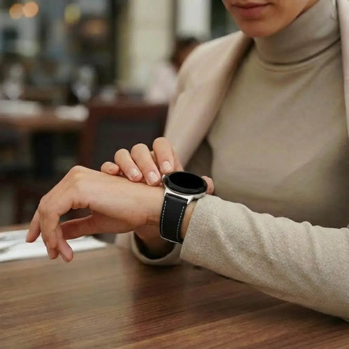 Correa cuero Google Pixel Watch 3 - 45mm (negro) 