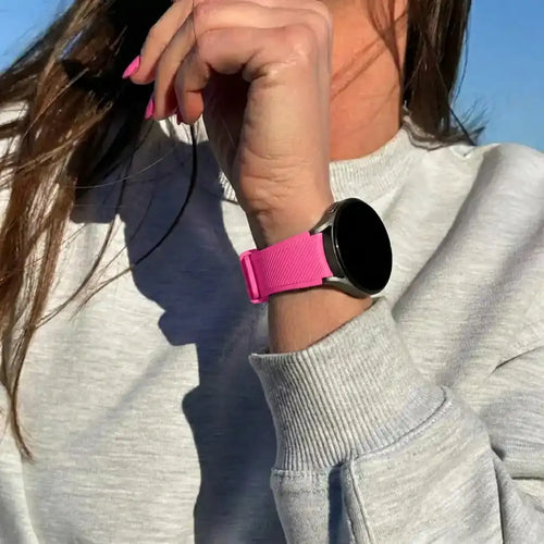 Correa silicona sarga Amazfit GTR Mini (rosa brillante)