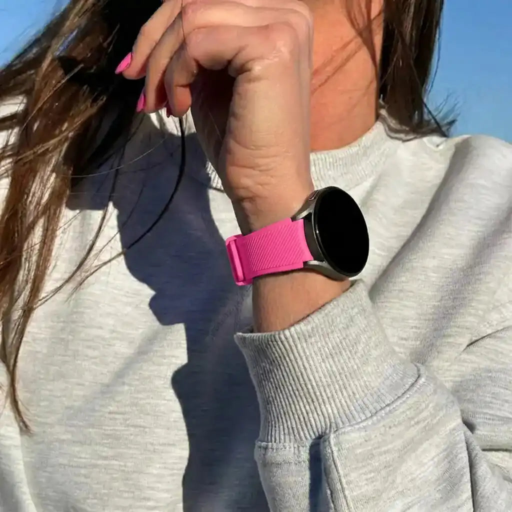 Correa silicona sarga Amazfit GTR Mini (rosa brillante)