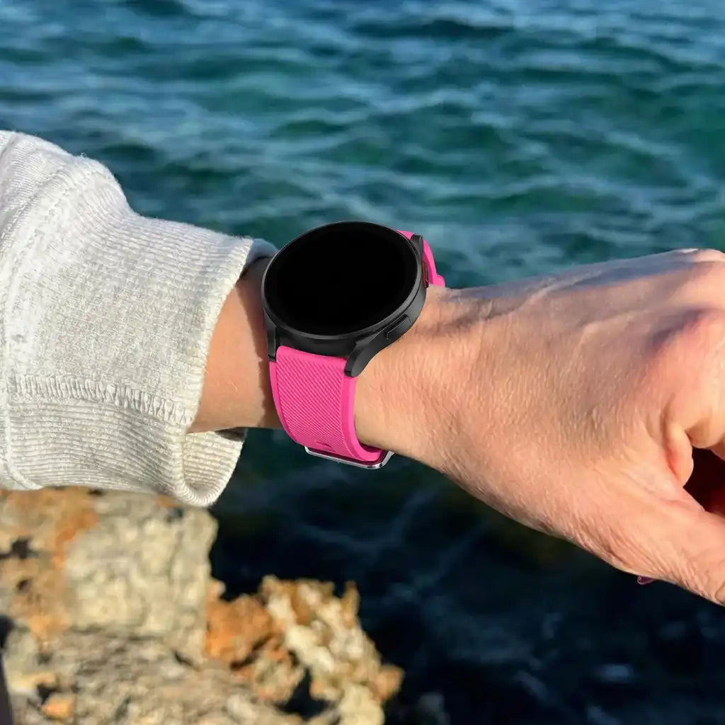 Polar Ignite 2 Silicone Strap with Buckle (Bright Pink)