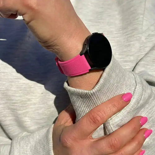 Correa silicona sarga Amazfit GTR Mini (rosa brillante)