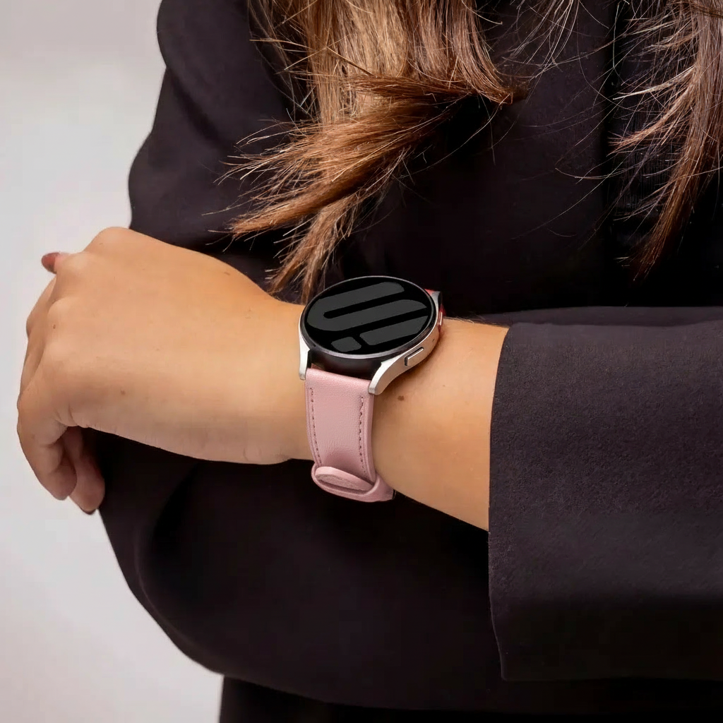 Correa cuero Huawei Watch GT 3 46mm (rosa)