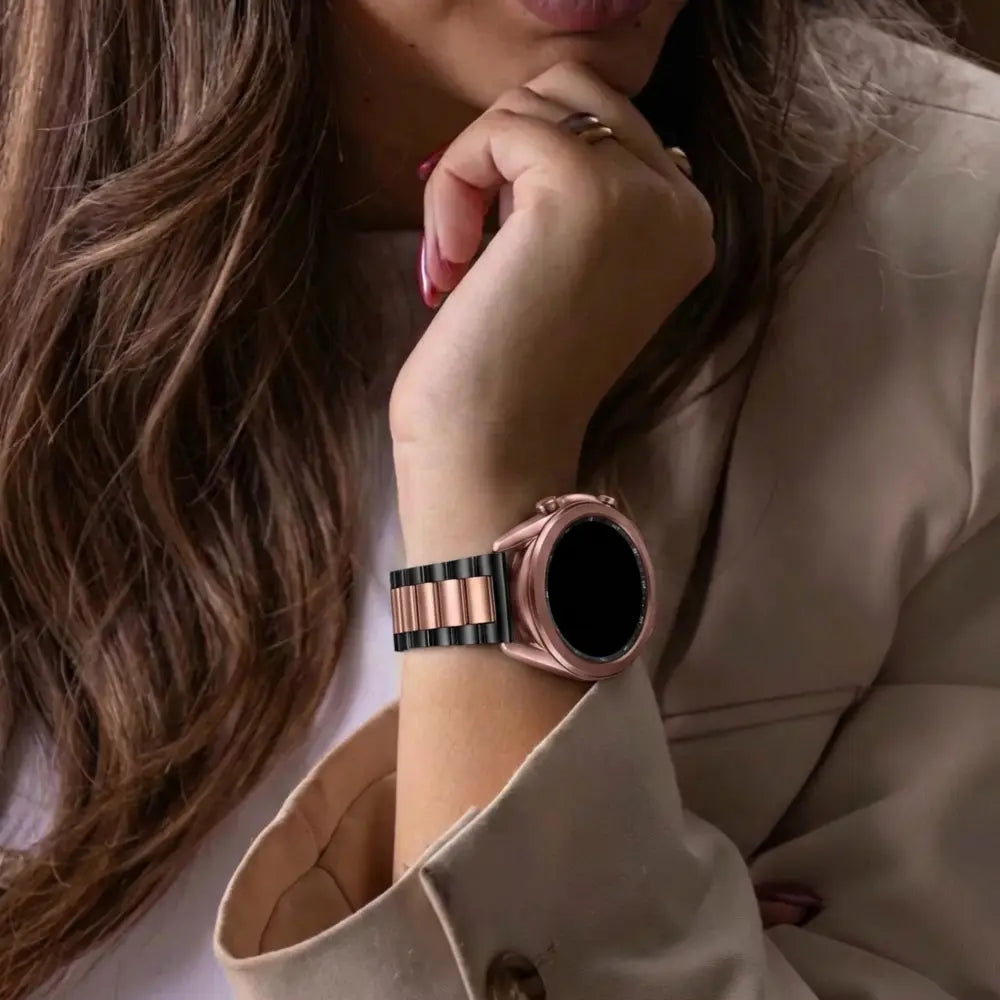 Correa acero Huawei Watch GT 4 - 41mm (noir/rosa)
