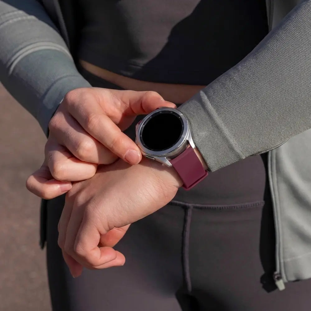 Samsung Galaxy Watch 7 - 40mm Sport Strap (Wine Red)