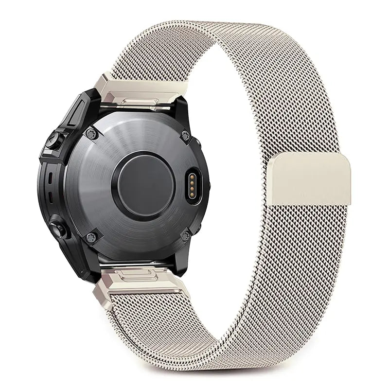 Garmin Instinct 2s Premium Milanese Strap (Starlight)