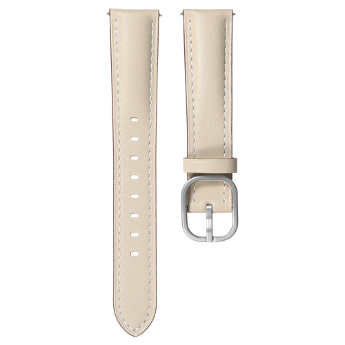 Fossil Gen 5e - 42mm Square Leather Strap (Starlight)