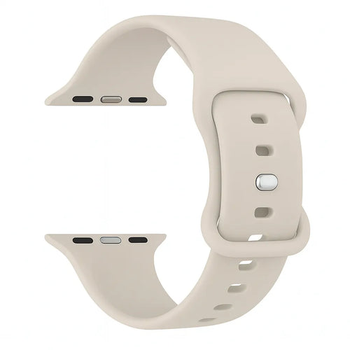 Correa silicona Apple Watch (blanco estrella)