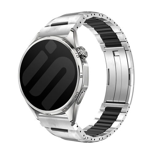 OnePlus Watch 'One Push' Steel Hybrid Strap (Titanium/Black)