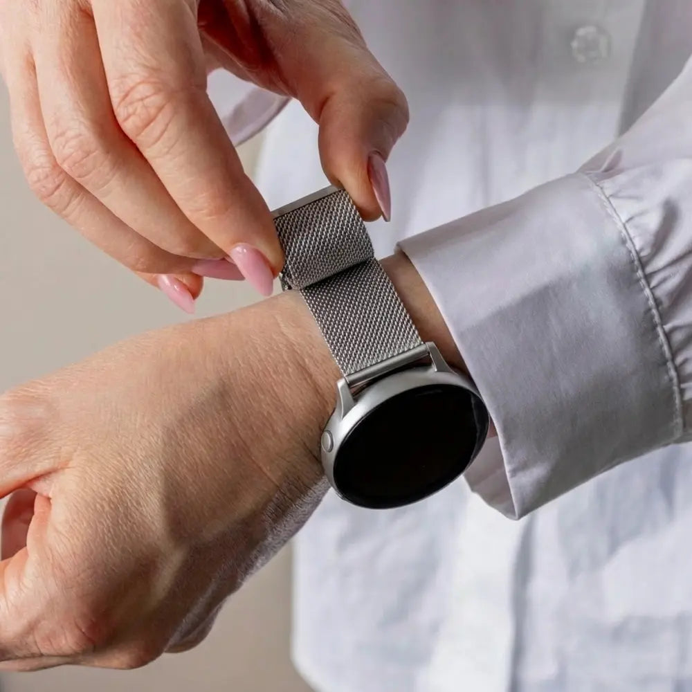 Correa Milanesa Withings ScanWatch 2 - 38mm (plata)
