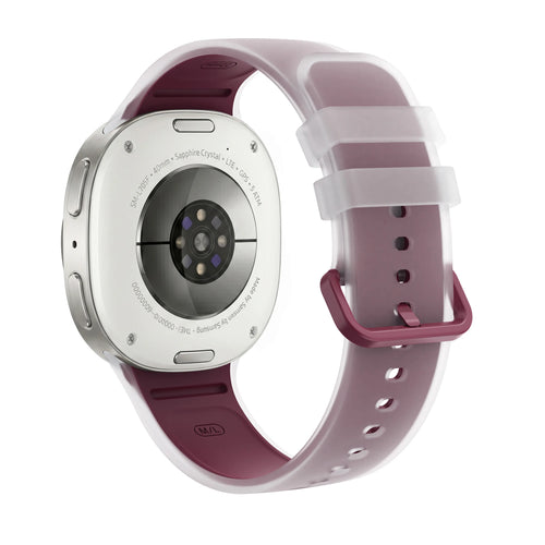 Samsung Galaxy Watch 9 - 40mm Jelly Silicone Strap (Wine Red)