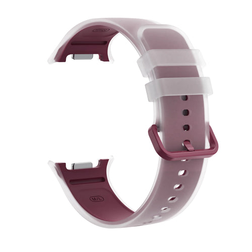 Correa silicona jelly Samsung Galaxy Watch 8 - 40mm (rojo vino)
