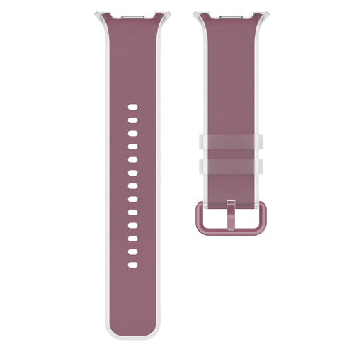 Correa silicona jelly Samsung Galaxy Watch 8 Classic (rojo vino)