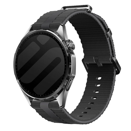 Huawei Watch 5 - 42mm Silicone Active Strap (Black)