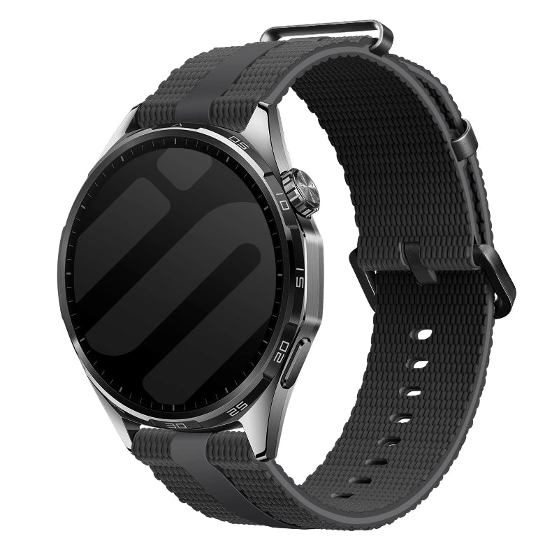 Huawei Watch 5 - 42mm Silicone Active Strap (Black)