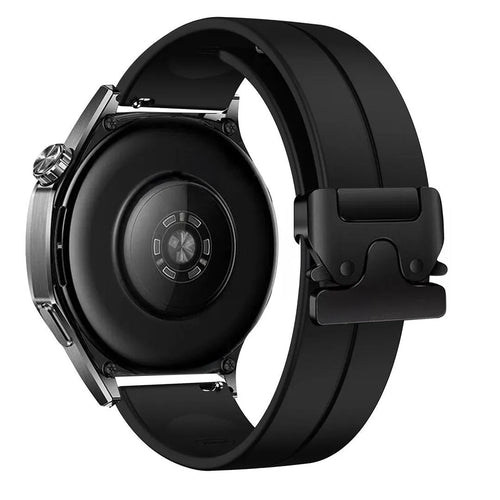 ICE Smart TKS Rectangular 1.41 Silicone Strap P-Buckle (Black)