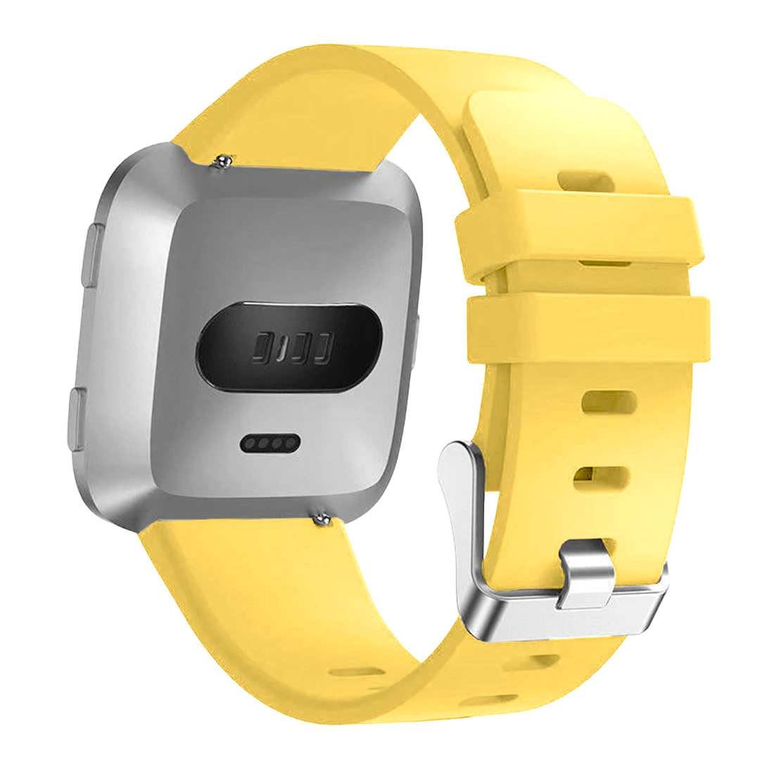 Fitbit Versa/Versa 2 Silicone Strap (Yellow)
