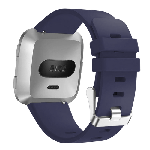 Fitbit Versa/Versa 2 Silicone Strap with Buckle (Dark Blue)