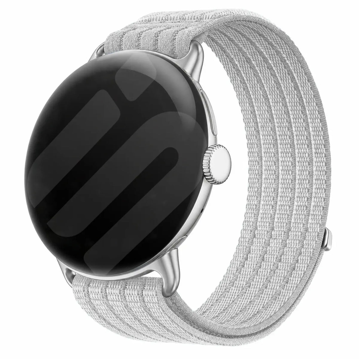 Google Pixel Watch 5 - 45mm Ultra Thin Nylon Strap (Light Grey)
