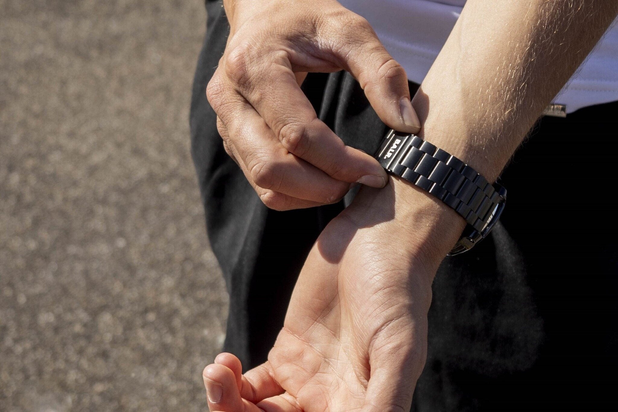 BALR Correa acero Amazfit GTR 3 Pro (negro)