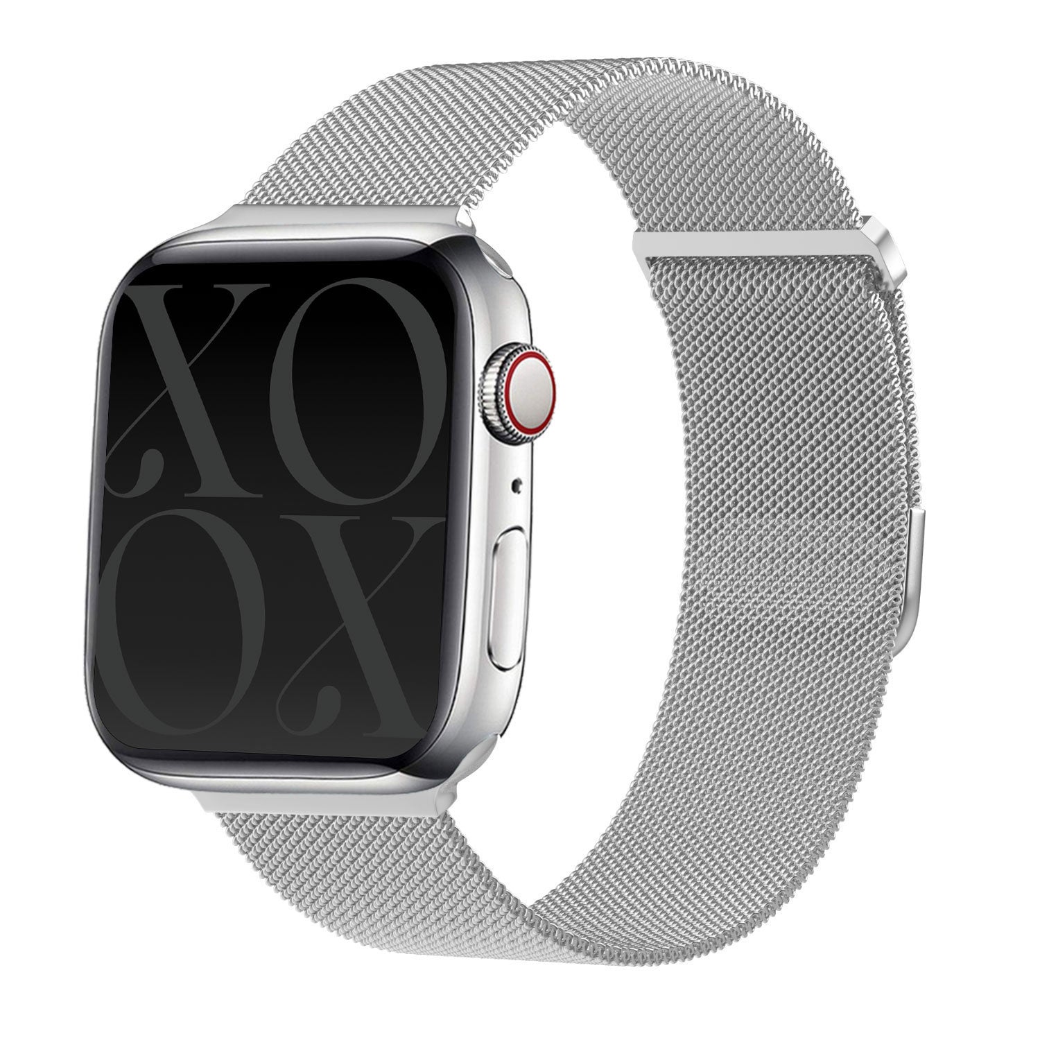 xoxo Wildhearts Apple Watch Milanese Strap (Silver)