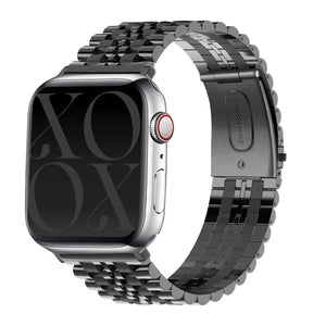 Correa acero xoxo Wildhearts Apple Watch (negro)