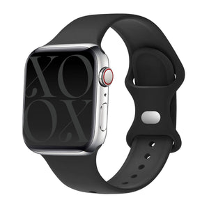 Correa silicona xoxo Wildhearts Apple Watch (negro)