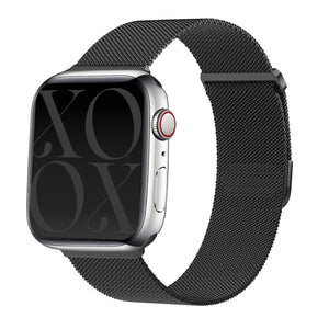 Correa milanesa xoxo Wildhearts Apple Watch (negro)