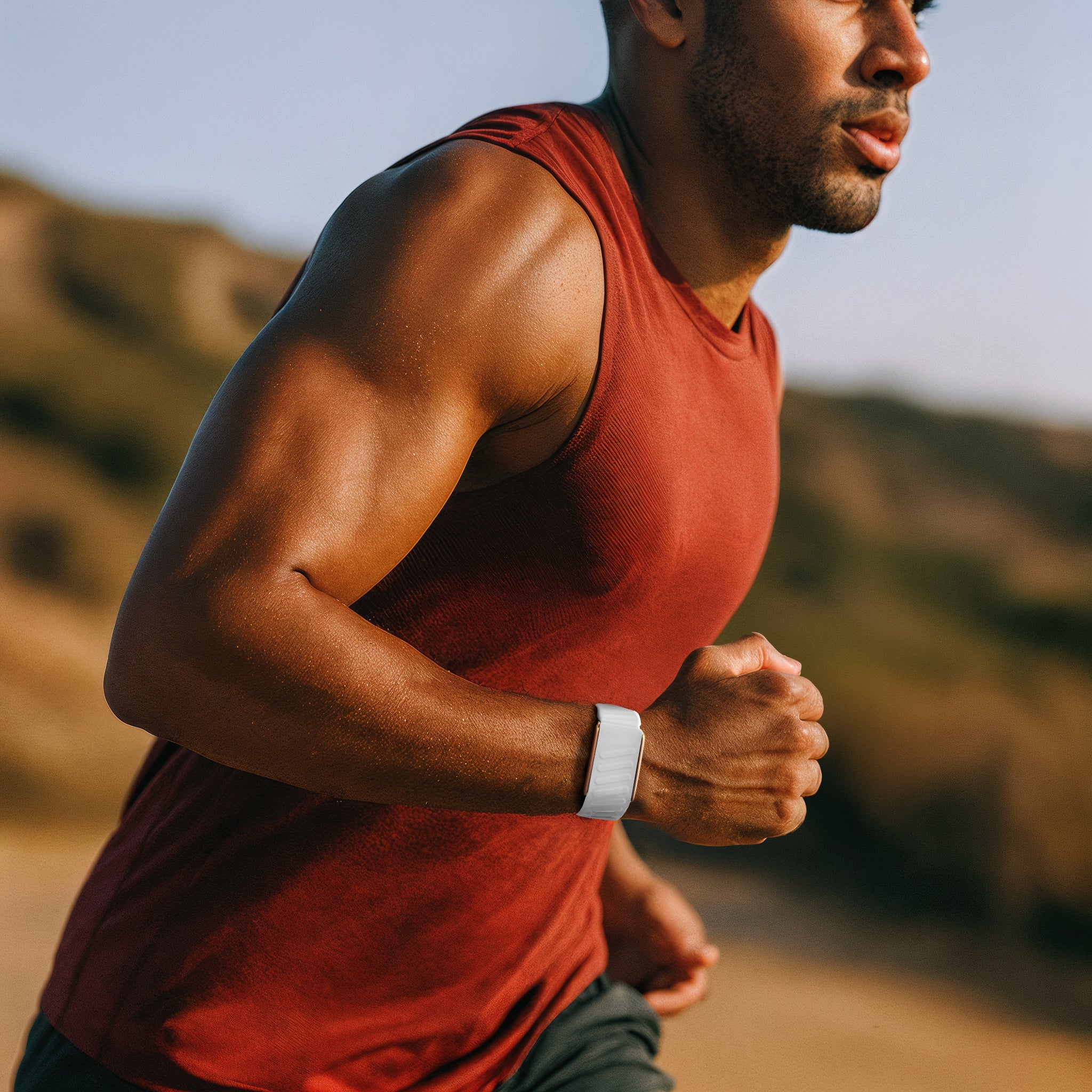 Correa deportiva Whoop 5.0 (gris claro/negro)