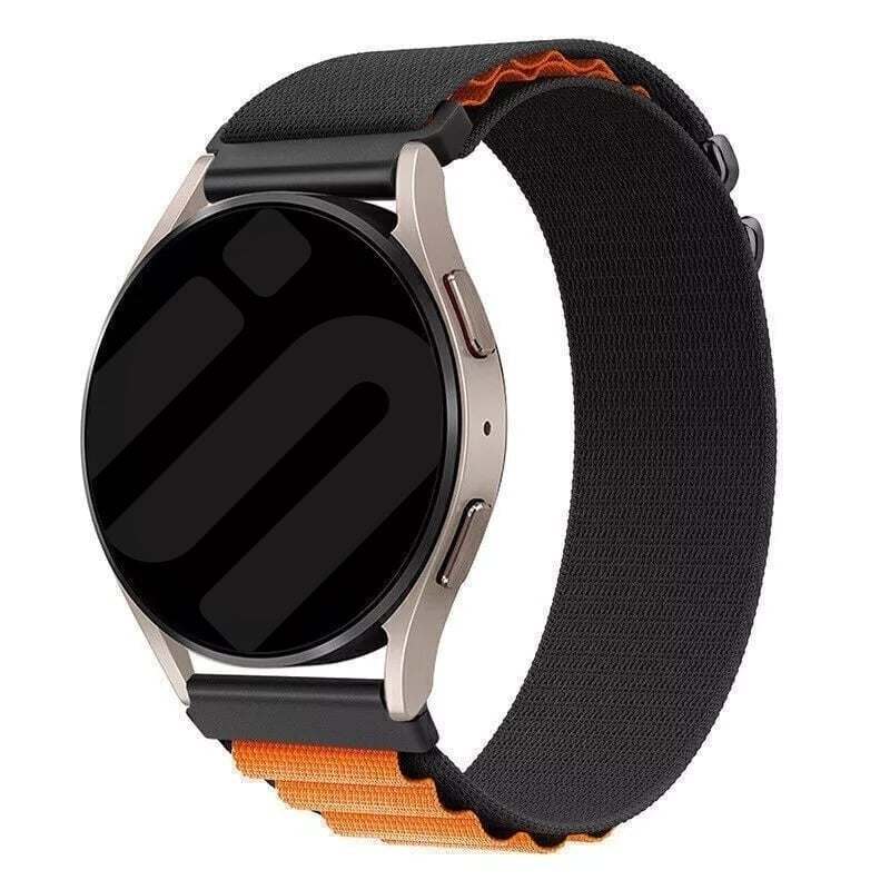 Suunto Race 2 Alpine Nylon Strap (Black/Orange)