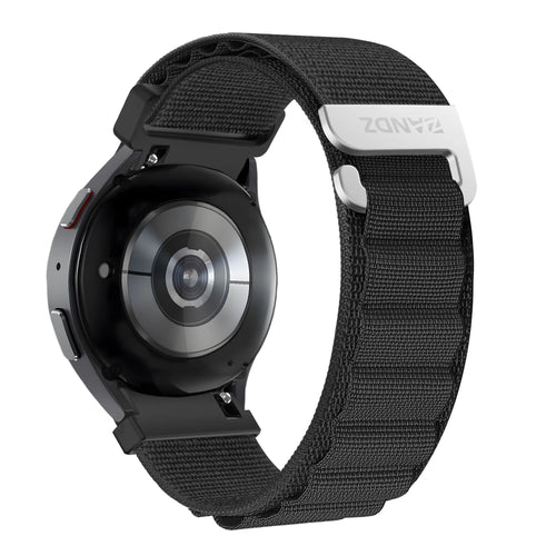Bandz Samsung Galaxy Watch 46mm Alpine Nylon Strap (Black)