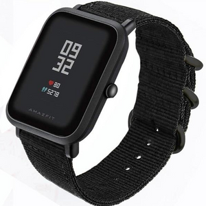 amazfit-bip-nylon-gesp-band-zwart-2