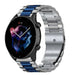 Correa acero Amazfit GTR 3 (Pro) (plata/azul)