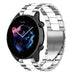 Correa acero Amazfit GTR 3 (Pro) (plata/blanco)