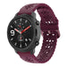 Amazfit GTR 42mm Silicone Strap Patterned (Burgundy)