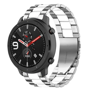 amazfit-gtr-stalen-band-zilver-wit