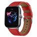 Correa cuero Amazfit GTS 3 (rojo)