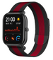 Correa milanesa Xiaomi Amazfit GTS (negro/rojo)