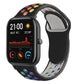 Correa sport Xiaomi Amazfit GTS (negra/arcoíris)