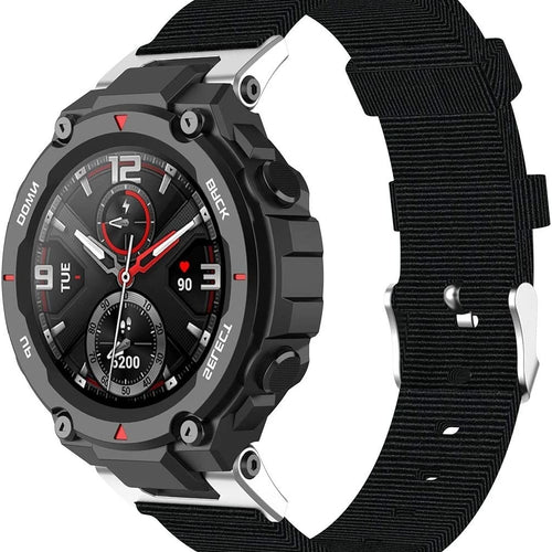 amazfit-t-rex-nylon-band-zwart