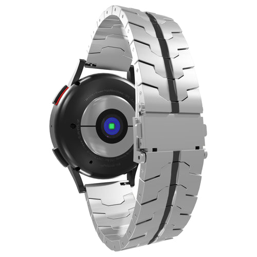 Correa acero Xiaomi Amazfit GTS (plateado/negro)