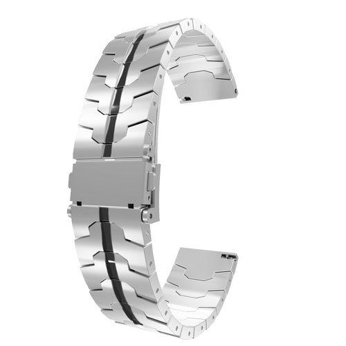 Xiaomi Amazfit Bip Steel Iron Strap (Silver/Black)