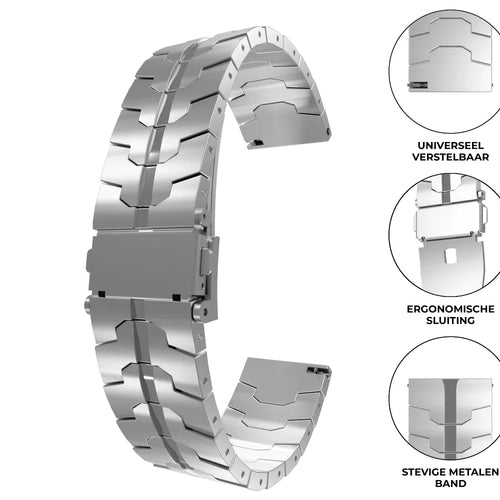 OnePlus Watch 3 Steel Iron Strap (Silver)
